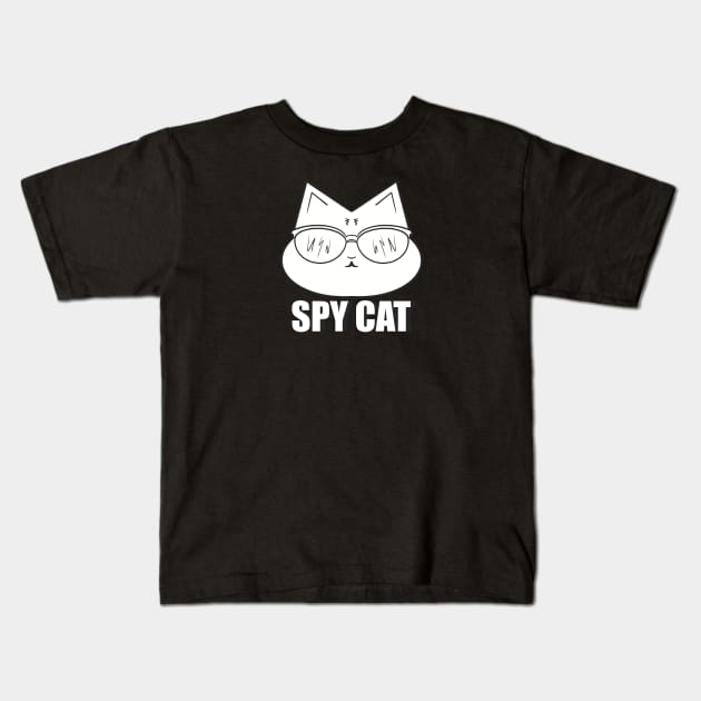 Spy Cat Kids T-Shirt by Xatutik-Art